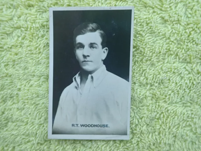 THOMPSON ADVENTURE SIGNED REAL PHOTO Football Trade Card R Woodhouse Preston