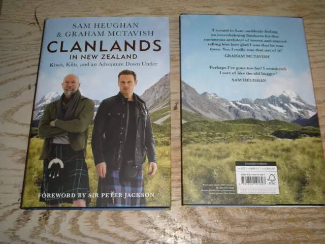 SIGNED CLANLANDS IN NEW ZEALAND Graham McTavish & Sam Heughan SIGNED ...