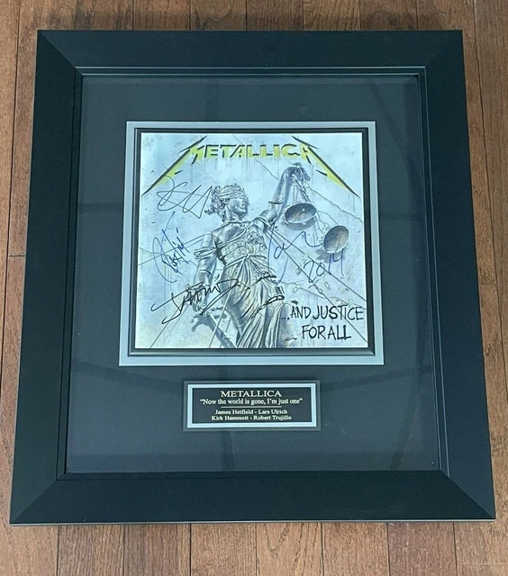 METALLICA AND JUSTICE For All James Hetfield Lars Ulrich Kirk Hammett