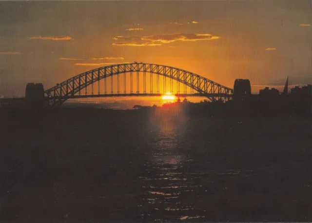 APC2709) PC Australia, Sydney Harbour Bridge at sunset, New South Wales, unused