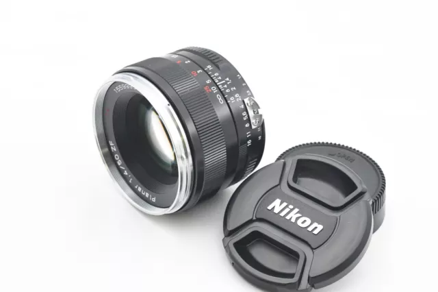 Carl Zeiss Planar T ＊ 50mm f1.4 Zf Objetivo Nikon F De Japón (t7325)