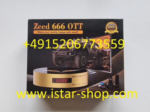 Sat Set Box ZEED 666 OTT TVBOX Sat Receiver OnlineTV Online TV Digital Box iStar ...