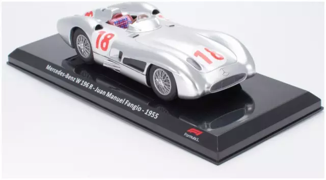 Atlas Editions 1:24 Scale Mercedes -Benz W196R - Fangio - 1955 Cased