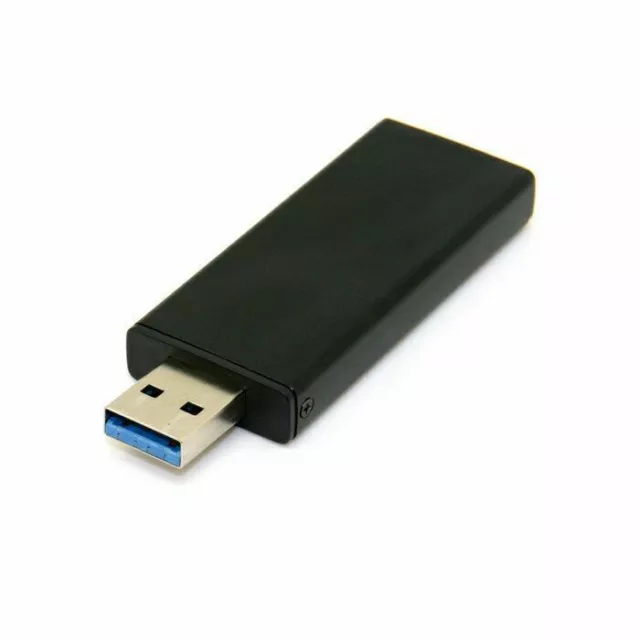 42mm NGFF M2 2 Lane SSD to USB 3.0 External PCBA Conveter Adapter Black Case