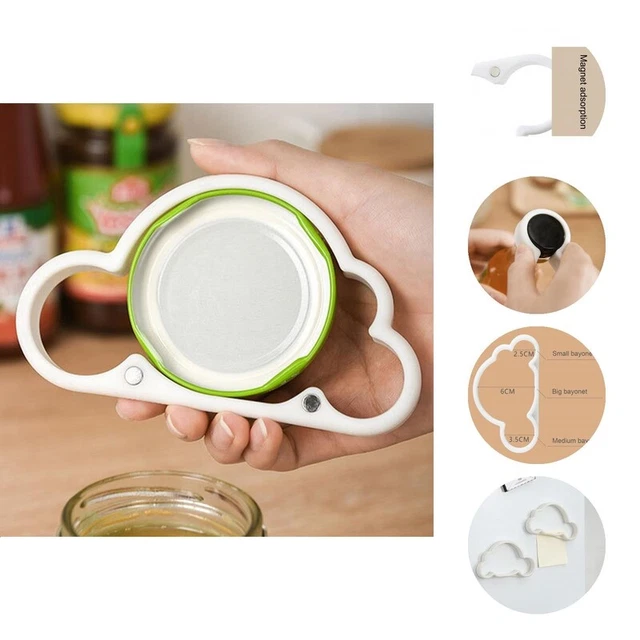 Abridor de bebidas práctico diseño magnético forma de nube abrebotellas plegable