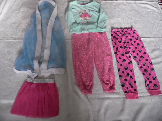 Bundle Girls Disney Clothes Age 5/6 + 6/7 Years (5 Pieces)