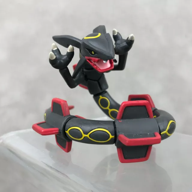 Black Shiny Rayquaza Pokemon Monster Collection Figure Takara Tomy G08 2.5in