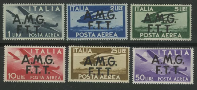 Italy, Trieste AMG-FTT Air Mails Scott #C1-C6 Mint Never Hinged