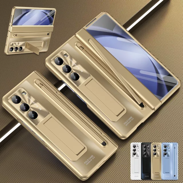 Slim Case For Samsung Galaxy Z Fold 5 Fold 4 Hinge Protector Screen Film + S Pen