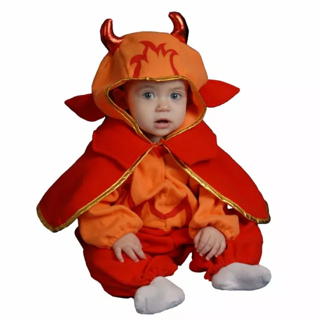 Cute Little Infant Devil Costume By Dress Up America - 0-12 Months