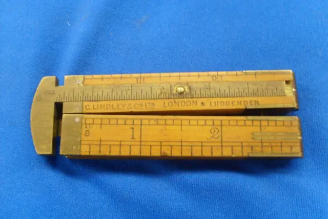 4 Fold 12 " boxwood caliper rule, Rabone No 2381