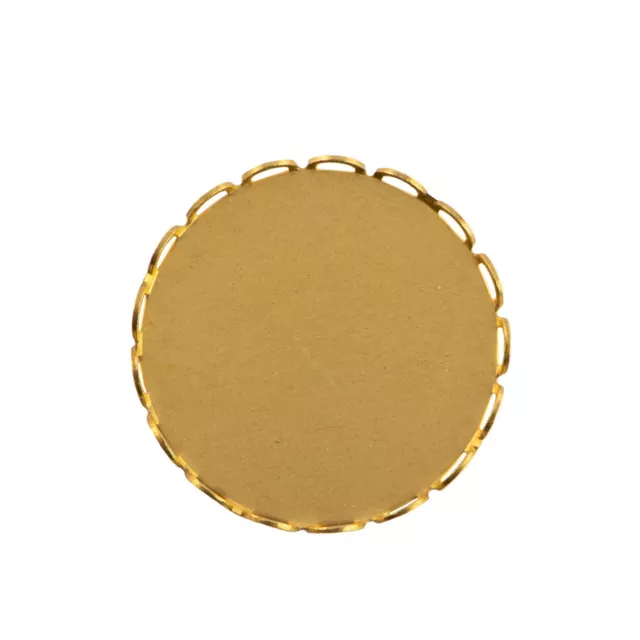 27mm No Loop Raw Brass Lace Edge Round Setting (4)