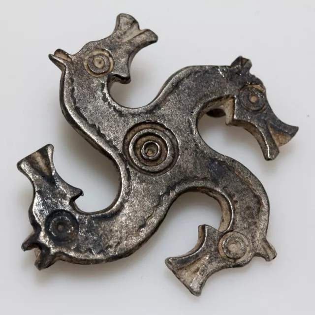 Ancient Roman zoomorphic shape fibula brooch circa 200-300 AD