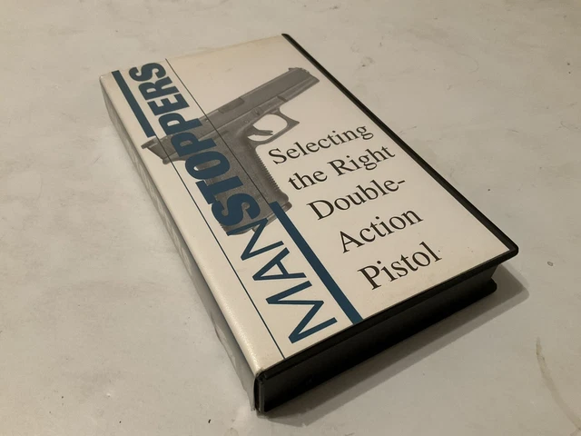 VHS TAPE PALADIN Press Manstoppers Double Action Pistol Rex Applegate £ ...
