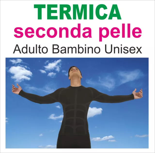 Maglia termica seconda pelle Calcio Sci uomo bambino manica lunga Running Fitnes