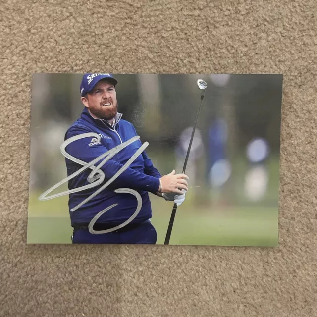 Fotografia golf SHANE LOWRY 6x4 firmata a mano - vincitore dell'Open 2019 - prova e COA