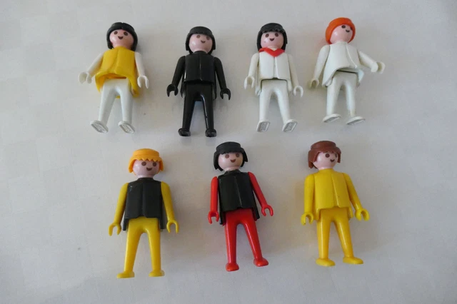 Vintage Collector Lot De 4 Personnages Playmobil Geobra