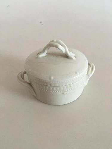 Royal Copenhagen Bianco Flora Danica Zuccheriera con Coperchio