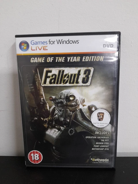 FALLOUT 3 GAME of the Year Edition PC DVD Game $10.00 - PicClick AU