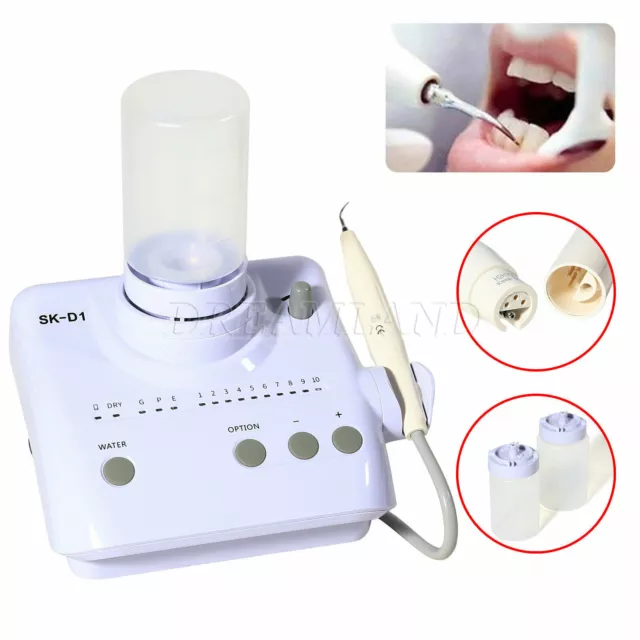 Dental Ultrasonic Piezo Scaler 2 Bottles Handpiece Tips Fit DTE Satelec SK-D1