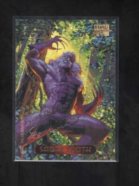 1994 Marvel Masterpiece Gold Signature Series #102 Sabretooth