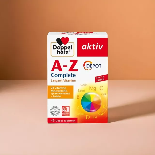 Doppelherz A-Z Complete Depot Langzeit-Vitamine ★ Multivitamine 40 Tabletten