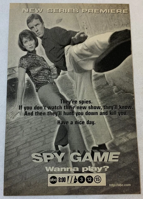 1997 Abc TV Ad ~ Spia Gioco Serie IN Anteprima ~ Linden Ashby, Allison Smith