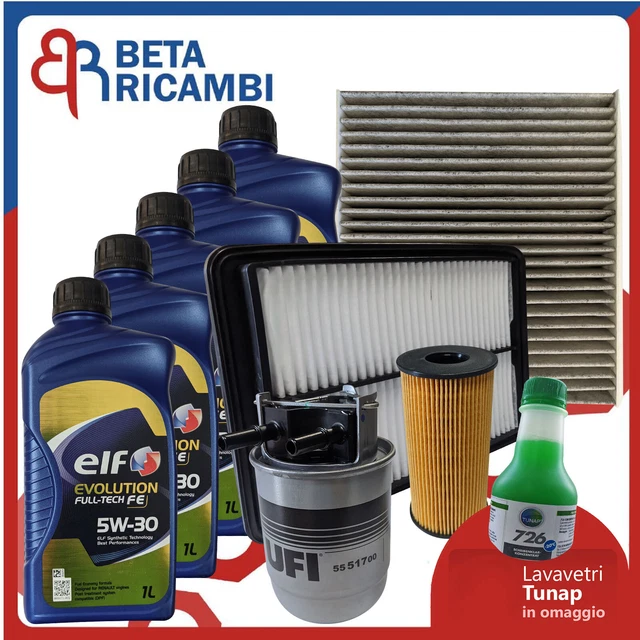 Kit Tagliando Nissan Qashqai Ii J11 14 1.5 Dci 81 Kw 110 Cv 5 Elf 5W30 - Foto 4