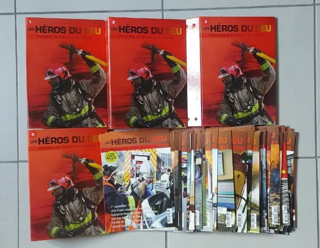 Lot 135 fascicules LES HEROS DU FEU