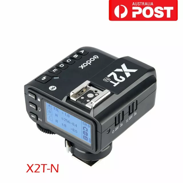 Godox X2T-N TTL 2.4G Bluetooth Mobile Flash Speedlite Trigger Remote For Nikon
