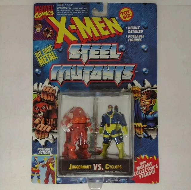 Toybiz Marvel X-Men Steel Mutants Juggernaut vs. Cyclops Figure Set