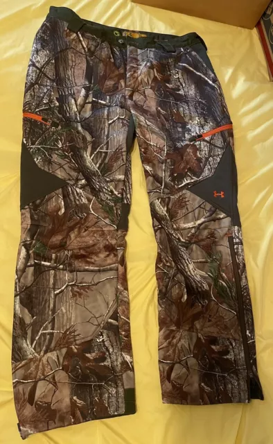 Under Armour Scent Control Pants Mens 38x32 Infrared Realtree Camo Hunting UA