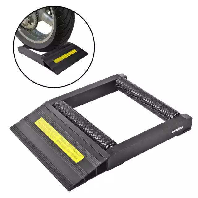 Ausilio di rotazione ruota moto nero alluminio 200 mm pneumatici posteriori ausilio per pulizia cura catena