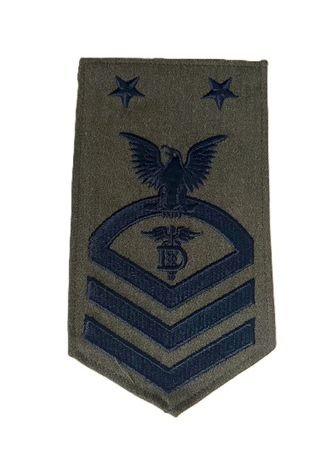 US NAVY CHIEF Petty Officer CPO Aviation Rating Badge – Olive Green £5. ...