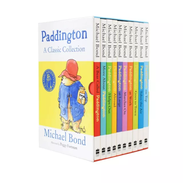 Paddington Bear Classic Collection 10 Books By Michael Bond - Ages 7+ -Paperback
