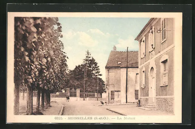 CPA Moisselles, La Mairie