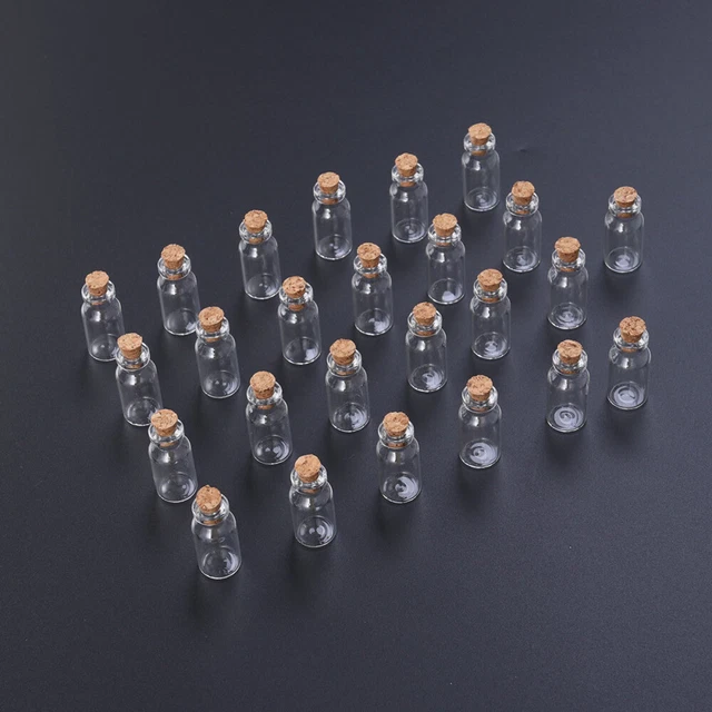 Test Tubes- Clear Glass Tubes Bath Salt Storage Containers Tubes with Cork