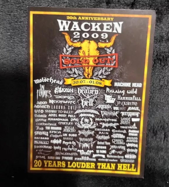 Wacken Open Air 2009 Official Postcard