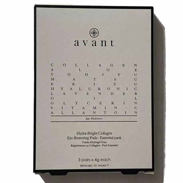 Avant Age Radiance Hydra-Bright Collagen Eye Restoring Pads-Essential Pack nails