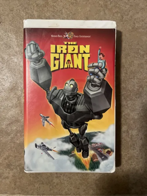 VINTAGE 1999 THE Iron Giant VHS Warner Bros. Family Entertainment ...