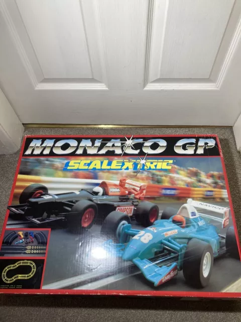 Vintage Monaco GP Grand Prix Hornby Scalextric F 1 Boxed V Good Working Order 2