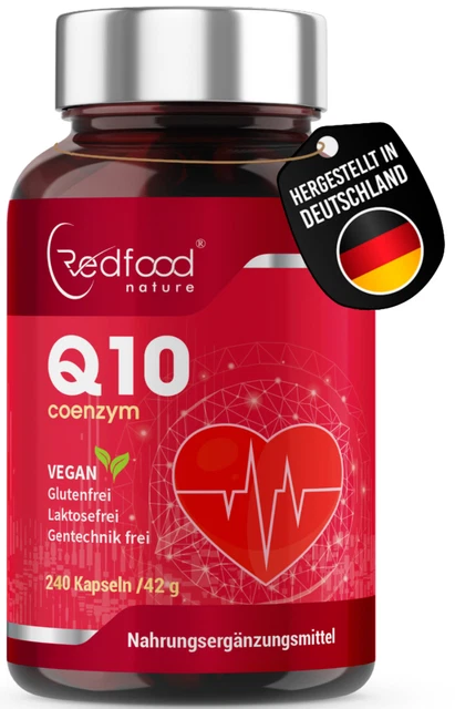 360 Gélules De Coenzyme Q10 100mg - Vegan, Sans Additifs Artificiels - Cure 12 Mois - Alpha Natura