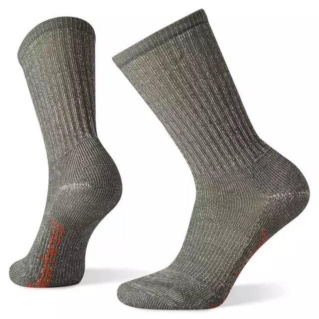 Smartwool Womens Hike Classic Edition Light Cushion Crew Socks (Medium Grey)