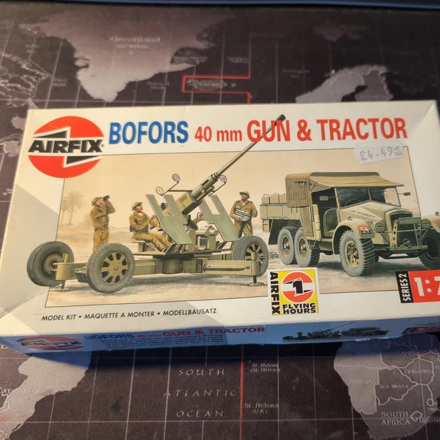 Maquette Canon Bofors 40 Mm & Tractor - Échelle 1/72 (Airfix, Occasion)