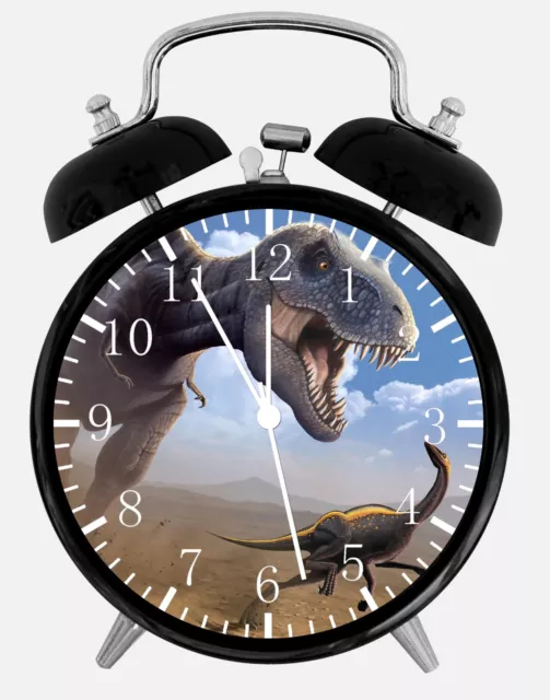 Dinosaur Alarm Desk Clock 3.75" Home or Office Decor E324 Nice For Gift