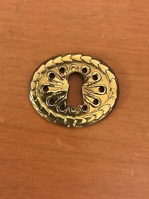 Queen Anne Solid Brass Decorative Escutcheon Key Hole