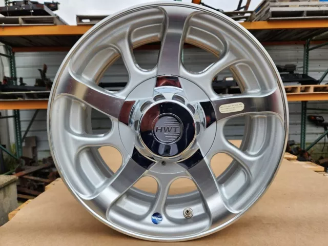 Hi-Spec Aluminum Spoke 16" Series 08 Silver Trailer 8 Lug  Wheel