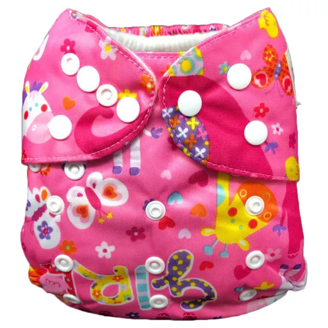 IXYVIA Baby Cloth Diapers Resizable Adjustable Washable Pocket Nappies #3
