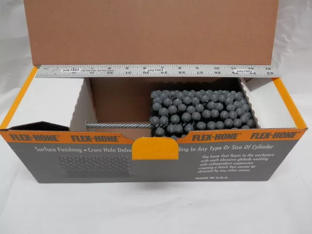 (1) NEW  4" 120 grit Flexible Cylinder Hone Bore Diameter Ball Engine Flex long