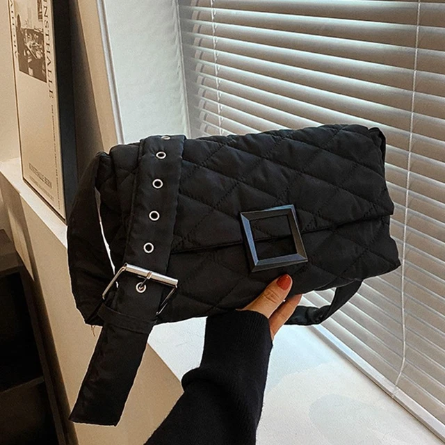 Hiver Chaud Sacs à main Fourre-tout matelassé Sacs à bandoulière Sac messager